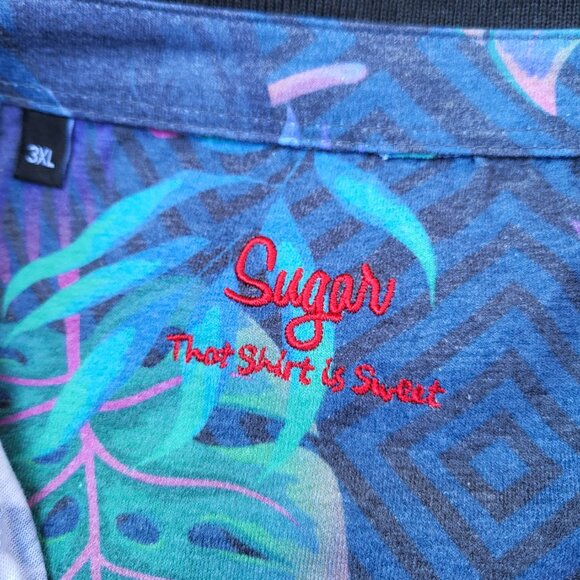 NWT Golf Shirt Aztec Pattern 3XL Size Cotton Polo Shirt - Picture 5 of 10